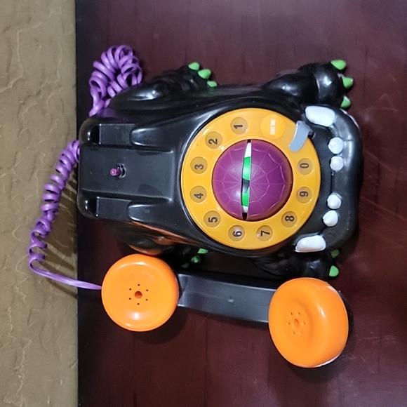 Rare Gemmy Monster Ringing Phone Talking Moving Eye Halloween - Picture 5 of 8